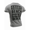 thumbnail image 6 of Squat Bench Deadlift Workout Shirt for Men Funny Gym Lifting Motivational Sayings, 6 of 6
