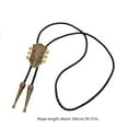 thumbnail image 5 of Guitar Shape Pendant Bolo Tie for Music Lover Festival Disco Party Necktie, 5 of 14