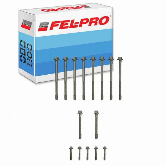 Fel-Pro Cylinder Head Bolt Set compatible with GMC Yukon 4.8L 5.3L 6.0L V8 2000-2004