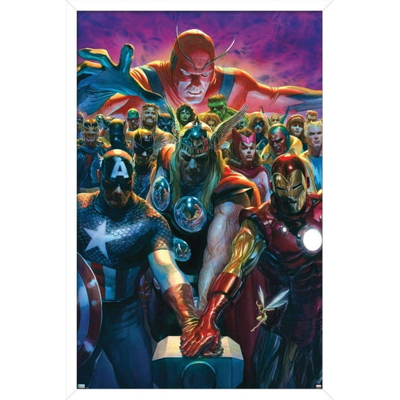 Marvel Comics - Avengers - Avengers #10 Wall Poster, 14.725" x 22.375", Framed