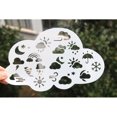 thumbnail image 4 of VOLKMI 6pcs Pet Special-shaped Handwritten Newspaper Painting Template For Diy Notebook Diary Scrapbook, 4 of 8