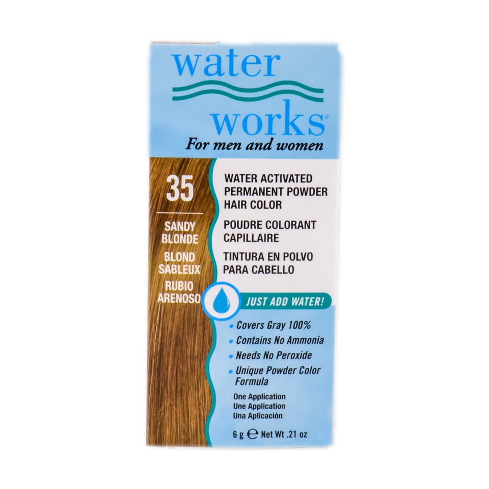 Water Works Activated Permanent Powder Haircolor Color 35 Sandy Blonde