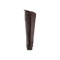 thumbnail image 5 of Sam Edelman Penny 2 DK Brown Block Heel Knee High Calf Leather Riding Boots (DK BROWN, 7), 5 of 6