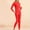 Red, variant on Thermal Underwear Top And Leggings Set For Women Winter Casual Comfortable Fitted Warm And Thick Velvet Silk Collar Neck Seamless Gelatin Style Home Clothes Beige XXL