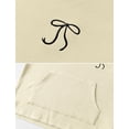 thumbnail image 5 of OYYN Girls Graphic Jogging Suits Sweatsuits 2 Piece Set Oversized Hoodie and Sweatpants Clothes (Beige 5-6 Years), 5 of 7