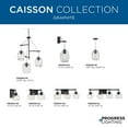 thumbnail image 5 of Progress Lighting - Caisson - 4 Light Bath Vanity In Urban Industrial Style-8.87, 5 of 6