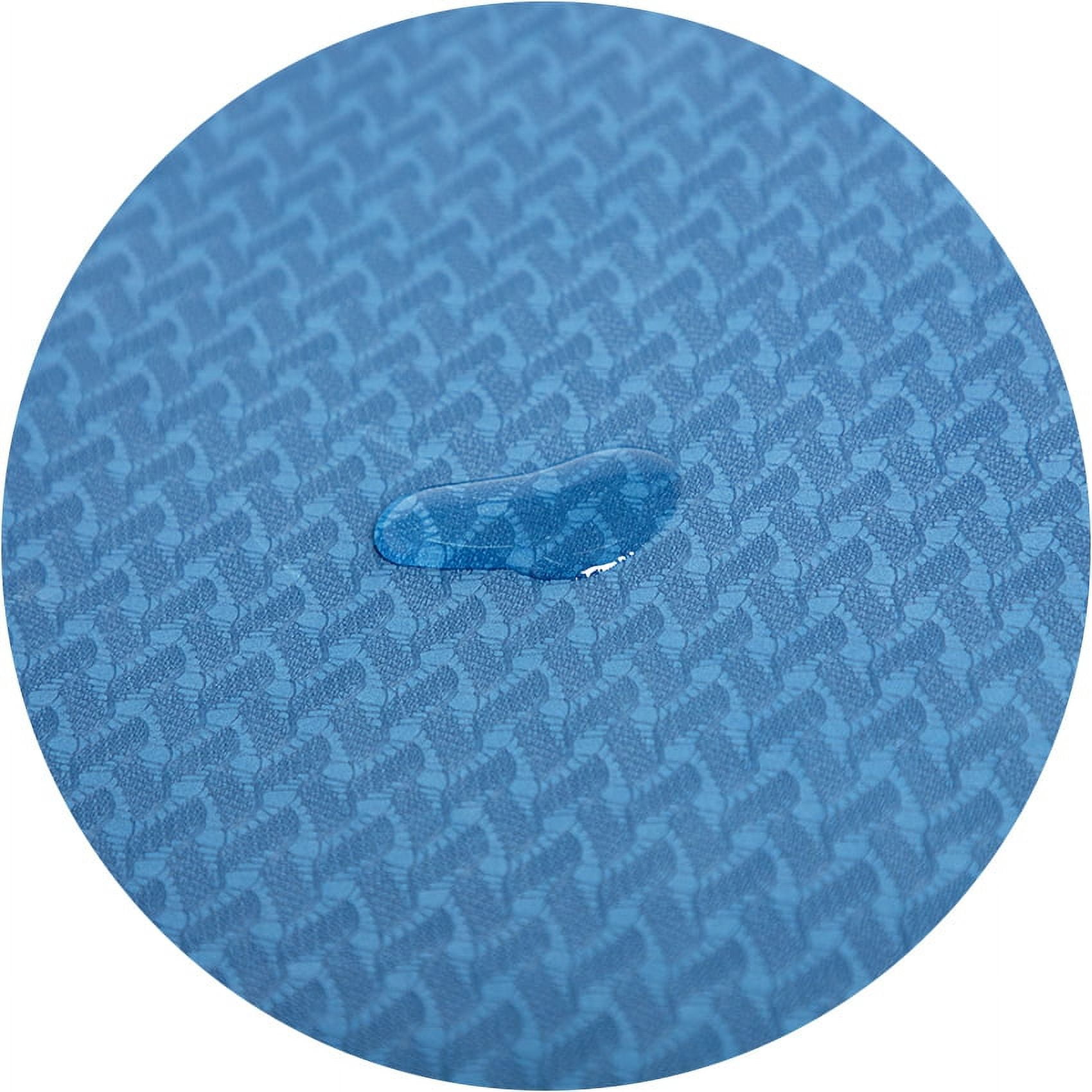 Ray Star Extra Thick Yoga Mat 24"x72"x0.24" Thickness 6mm -Eco Friendly Material- With High Density Anti-Tear Exercise Bolster