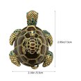 thumbnail image 2 of Enamel Turtle Ornament Jewelry Storage Box Jewelry Storage Container Jewelry Case, 2 of 7