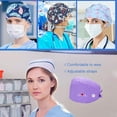 thumbnail image 3 of Operating Hats Nurses Gourd-shaped Long-time Service Pure Color Dull Polish Assorted Colors Buttons Christmas Day Bouffant Caps 10, 3 of 9