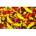 thumbnail image 2 of Sprinkle Deco® Red & Yellow Banana Edible Decoration Confetti Sprinkles Cake Cookie Cupcake IceCream Donut Quins, 2 of 3