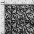 thumbnail image 2 of oneOone Silk Tabby Gray Fabric Abstract Sewing Material Print Fabric By The Yard 42 Inch Wide, 2 of 4