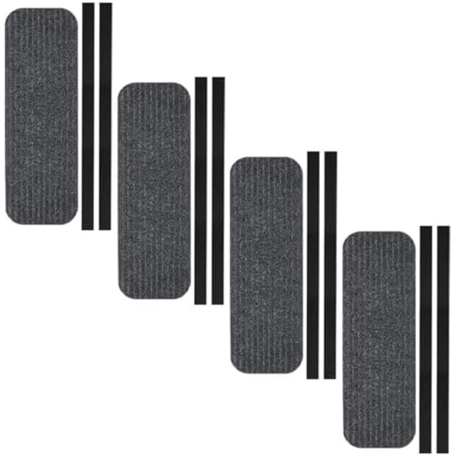Generic 4pcs Camper Step Covers Rv Stair Treads Non-slip Replacement Stair