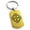 Gold, variant on Stainless Steel Celtic Cross Triquetra Knot Engraved Dog Tag Keychain Keyring
