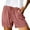 #03Pink, variant on Womens Drawstring Shorts Summer Elastic Waist Casual Lightweight with Pockets Orange 2XL