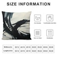 thumbnail image 5 of Jiayy Black White Abstract Art Line Pillow Modern Print Decorative Pillowcases Farmhouse Throw Cushion Case Decor for Couch Sofa Bed 12x12in, 5 of 5