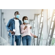 Equate Earloop Disposable Face Masks, Blue, 25 Count