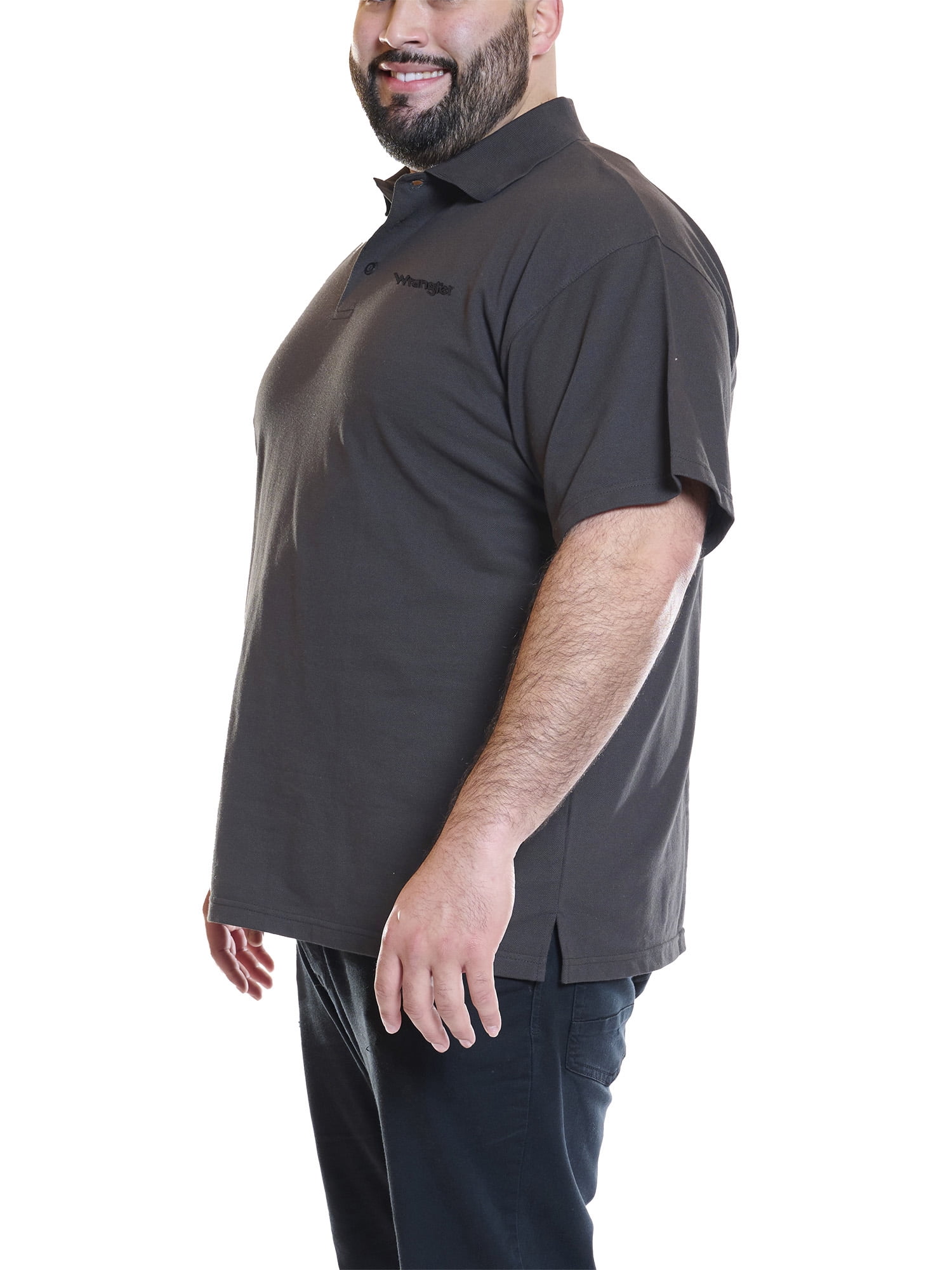 Wrangler Men's Big and Tall Polo Shirt ,Big sizes up to 6XL and Tall sizes up to 4XT