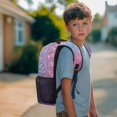 thumbnail image 3 of Pzuqiu Galaxy Axolotl Custom Kids Backpack with Name Personalized Backpacks for School Durable Customized Shoulder Bookbags Back to School 17 Inch Lightweight Schoolbags Ages 6-12, 3 of 7