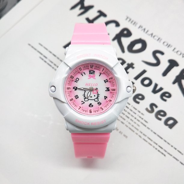 Nuevo 2023 Hellokitty Doraemon, reloj encantador de silicona con dibujos animados para niños y niñas, relojes bonitos de cuarzo para niños