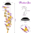 thumbnail image 4 of LINLIN Solar Wind Chimes,Solar Butterfly Wind Chimes Outdoor/Indoor Decor Color Changing LED Solar Mobile Decor Gifts for Mum Women Grandma Wife Daughter Sister Mother's Day Birthday Best Gifts, 4 of 7
