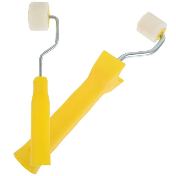 1 Set Small Paint Roller Set Assorted Color Mini Size PP Plastic DIY Projects