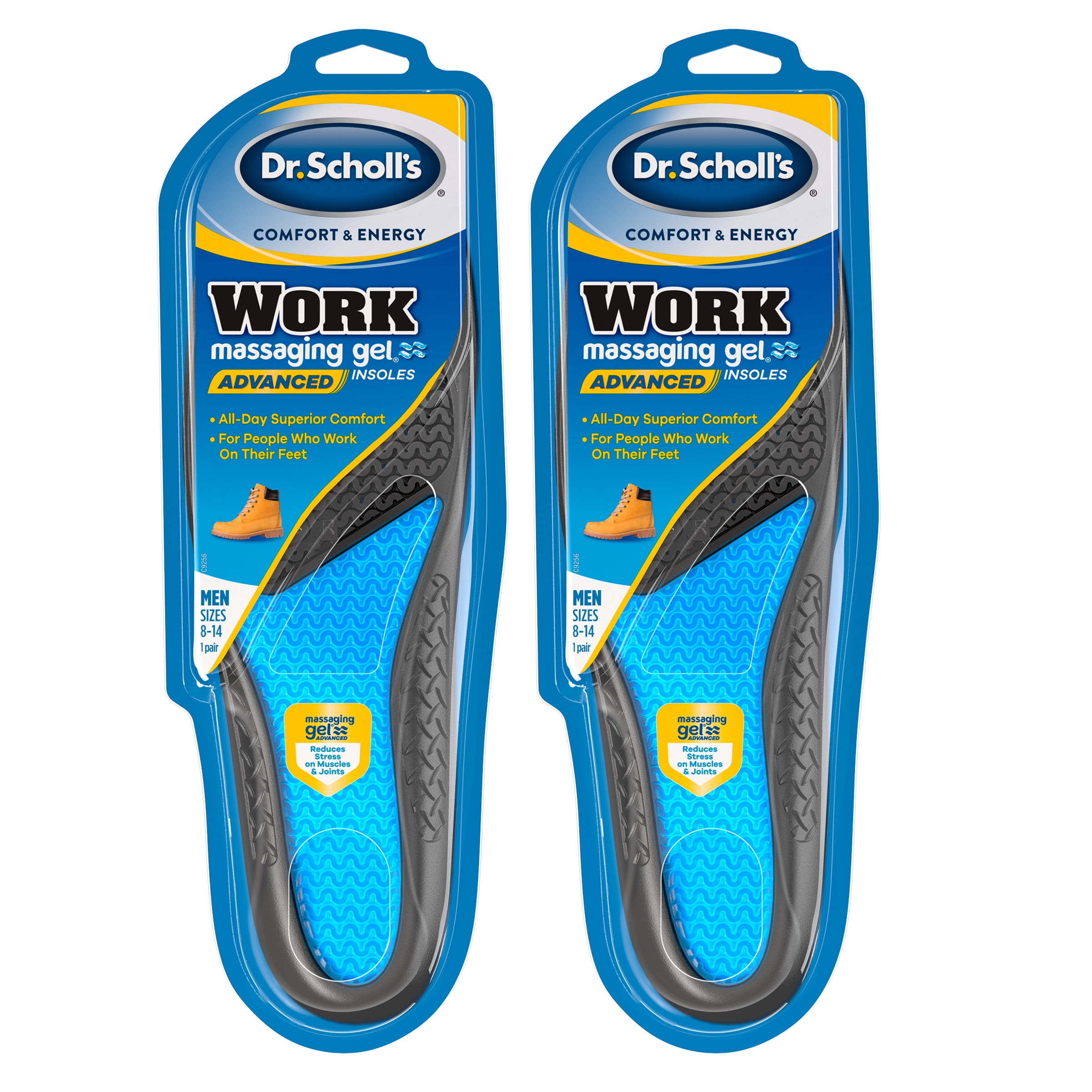 UK Size 7 to 12 Scholl’s Double Insole Bundle UK Size 7 to 12 Scholl Men’s Gel Activ Work Insoles Scholl Men’s Gel Activ Sport Insoles 