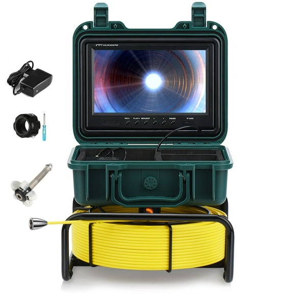 Sewage inspection camera 512Hz positioning  Self leveling 9-inch HD LCD display screen IP68 waterproof 23MM camera 30M/98FT