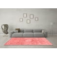 thumbnail image 3 of Ahgly Company Machine Washable Indoor Rectangle Abstract Red Modern Area Rugs, 3' x 5', 3 of 4