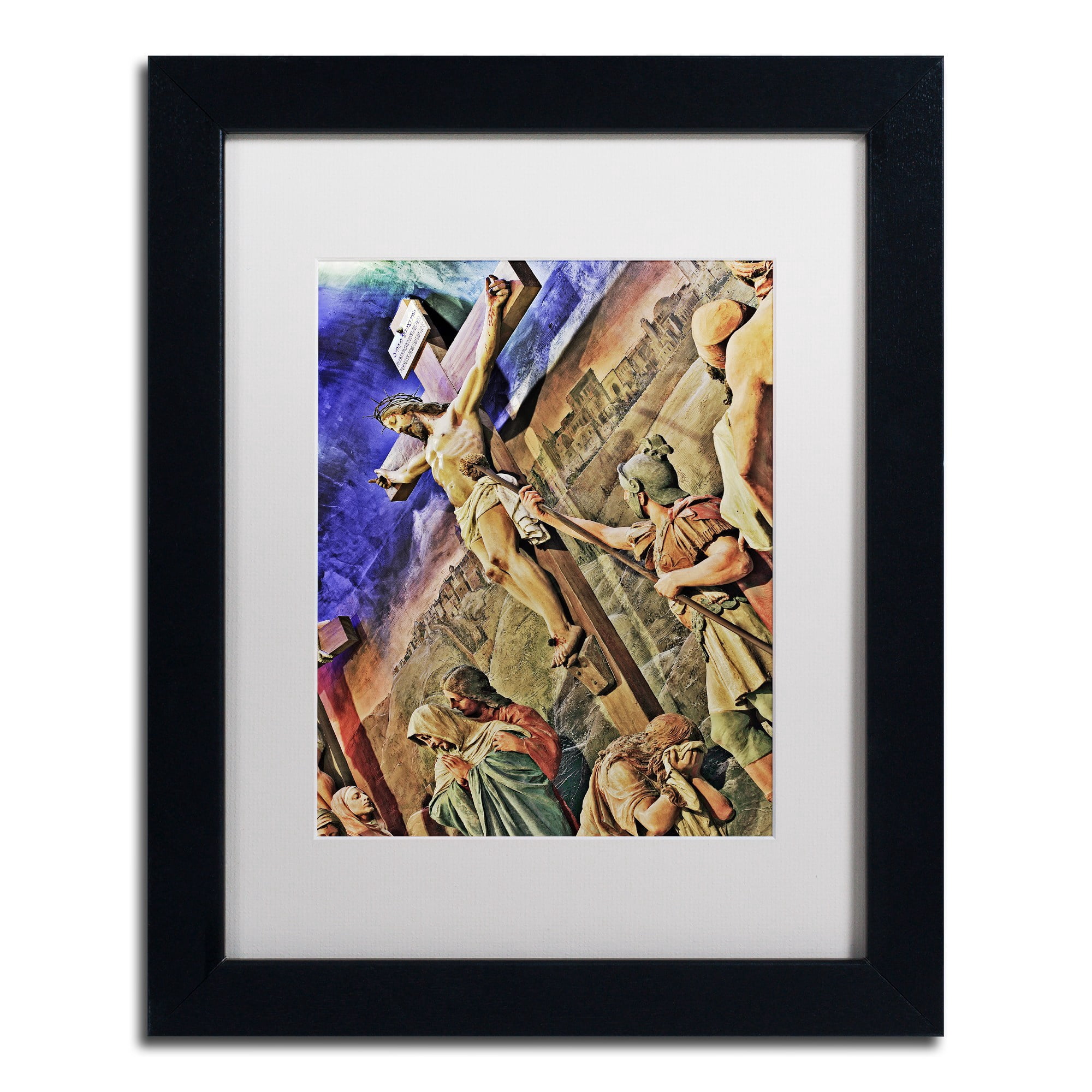 "Altar of Calvary" Canvas Art by Gregory O'Hanlon, White Matte, Black Frame