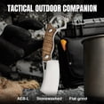 thumbnail image 4 of Kizer Fixed Blade Knife Little Rhino, AEB-L Steel Burlap Micarta Handle Pocket Tactical Knives, 1065A4, 4 of 10
