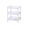 thumbnail image 3 of RXMEKW Shelves Shelf Storage Shelves Shelf Organizer Pantry Shelves Shelving Unit Rectangular Three-Layer Storage Rack Bathroom Plastic Storage Rack Bathroom Kitchen Storage Rack Floor Standing Rack, 3 of 5