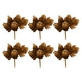 thumbnail image 1 of Christmas Tree Pinecone Decoration Fake Plant Gift Box Decorations Diy Crafts 6Pcs Artificial Stems, 1 of 12