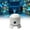 Ocean Series, variant on Dynamic Rotating LED Projector Light, 360° Rotating Ocean Wave Night Projection Night Light, Multi-Angle Projection Base, for Meditation, Bedroom, Home Theater
