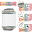 thumbnail image 3 of 2 Pcs 422 Yards Fil Acrylique pour Crochet, Gris, Vert, Bleu, 3 of 6