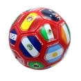 thumbnail image 3 of Icon Sports Size 3 Soccer Ball, National Teams World Clubs, Country Flags Soccer Ball - Red, 3 of 4