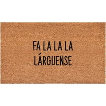 Calloway Mills 113361729 Fa La La La Larguense Spanish Doormat 17" x 29"