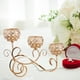 thumbnail image 4 of candeliere de cristal de 2 piezas, candeliere de 3 brazos, decoración de centro de Soledad candelabros de cristal, 4 of 10