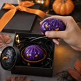 thumbnail image 4 of Halloween Mystery Glitter Dumpling Squishy Toy with Steamer Basket, 1-Pack, Purple Monster Design, for Halloween Party Favors, Relaxation Squeeze Toy, 4 of 5