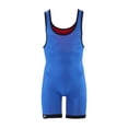 thumbnail image 3 of Singlet de Lucha Matman The Standard Reversible Azul Rojo, 3 of 4