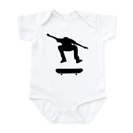 

CafePress - Skateboarding Infant Bodysuit - Baby Light Bodysuit Size Newborn - 24 Months