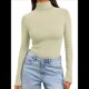 thumbnail image 1 of Camisetas de Larga para Mujer, Ropa Interior Térmica Básica de Otoño, Ropa de Invierno Champán M, 1 of 10