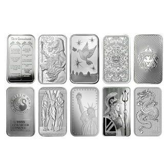 Asahi 2024 Lunar Dragon 1 oz Silver Bar - Lot of 100, .999 Fine