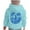 Sky Blue, variant on Girls Boys Palm Hoodies Sweatshirts Cute Preppy Hoodie Sky Blue 6-7 Years