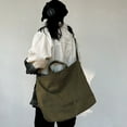 thumbnail image 4 of QUARRYUS by Unisex Canvas Letters Shoulder Bag, Cross Body, 1-Piece, 4 of 5
