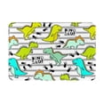 thumbnail image 2 of Uemuo Funny Dinosaurs on Stripes Printed Door Mat Indoor Doormat 16"x24",Front Back Door Mats Non Slip Entrance Rugs,Inside Doormats for Entryway, 2 of 9