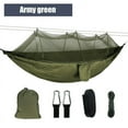 thumbnail image 2 of Double Camping Hammock Mosquito Net Tree Hammocks Tent Strong Tree Straps Hooks, 2 of 8