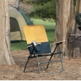 thumbnail image 2 of Camp & Go Selkirk Outdoor Oversized Heavy Duty Comfort Folding Camping Chair, Orange and Navy, 2 of 7