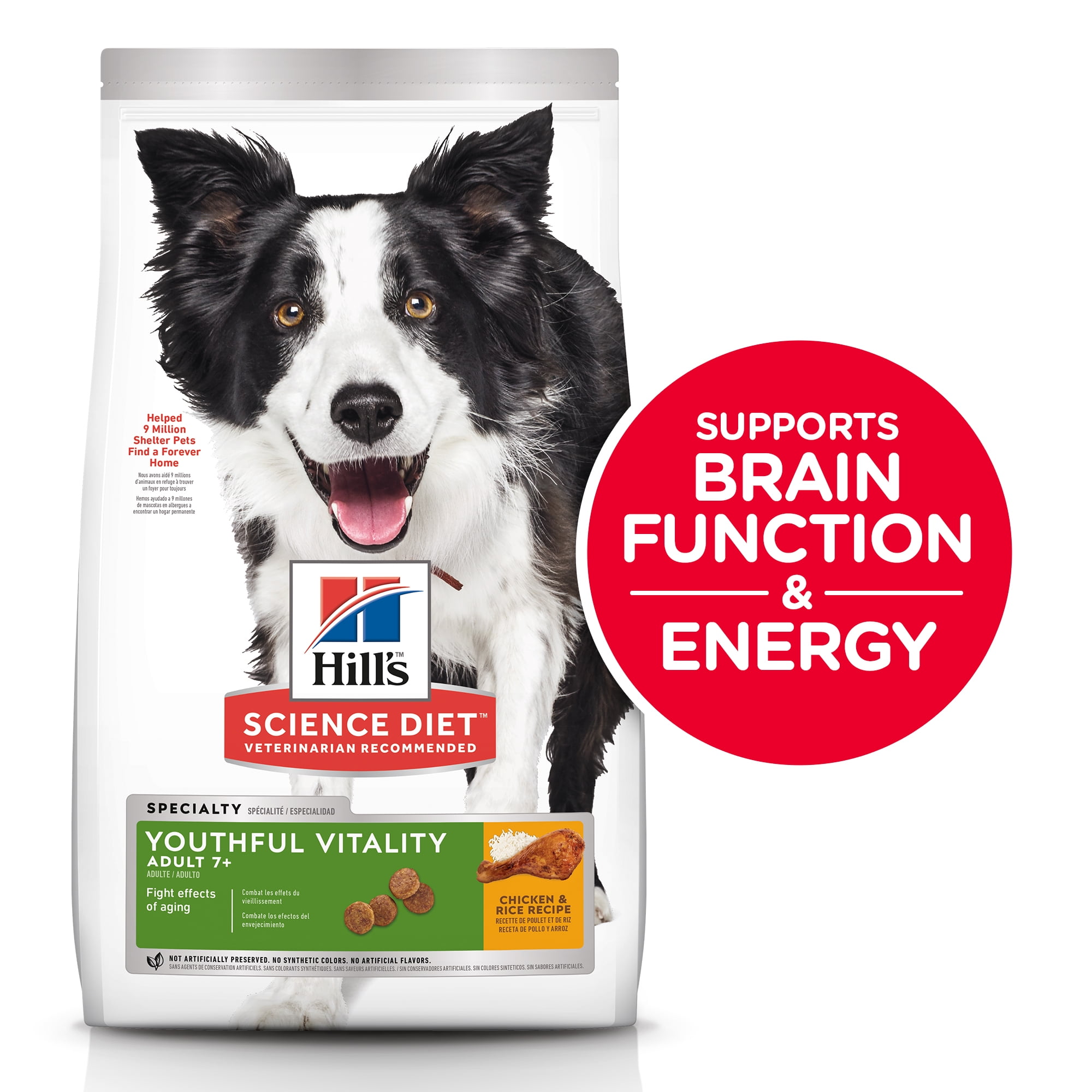 Senior Vitality 7+. Hills SD. Hill's Science Diet – Adult large Breed Dog food. Senior Vitality 7+ купить. Виталити фуд