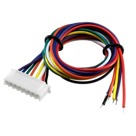 5 Pcs Female 8P Jumper Wires Ribbon Cables Breadboard DIY 30cm Long