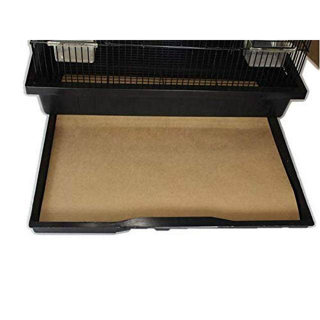 BirdCageLiners - Small Cages - Custom Size - 100 Pre-Cut Sheets - 40 Pound Paper
